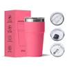 16oz rosa brillante