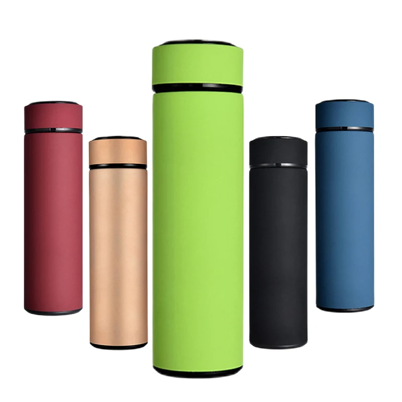 Custom 500ml Thermos Water Bottle Cup Insulated Termo Stainless Steel