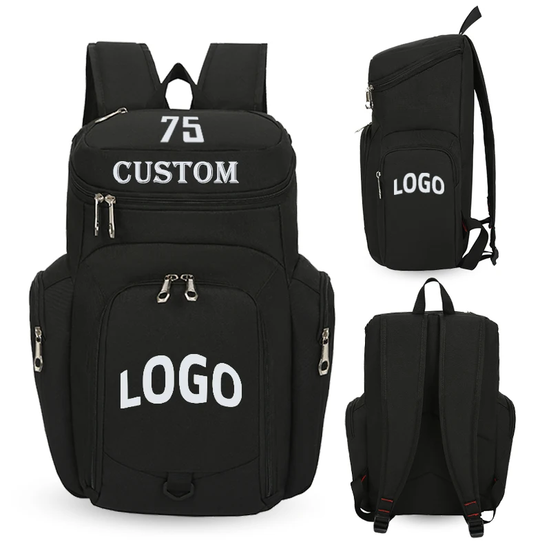 Customized Basketball Backpack with Logo Sports Team Waterproof Casual Sports School Thermal Sublimation Football Basketball Bag