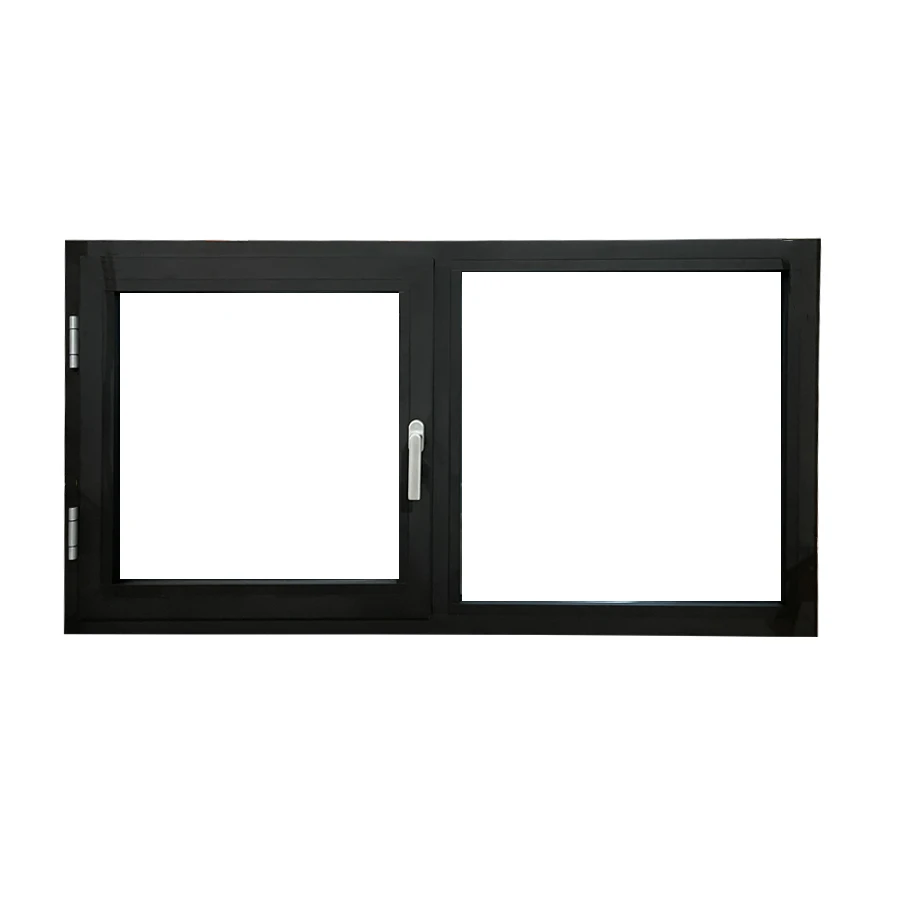 Minglei Good efficiency triple pane window thermal break aluminum profile casement window with screen manufacture