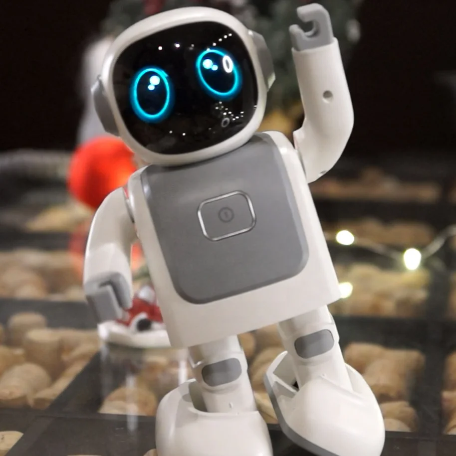 Intelligent Dancing Programmable Humanoid Robot Toy with WiFi & App Control Light & Music for Kids