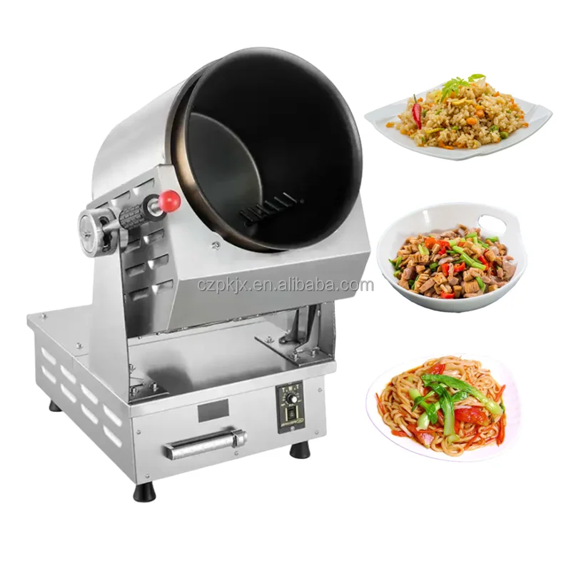 Automatic Wok Self Cooking Robot Drum Fried Rice Machine Fried Rice Stir Mixer Machine