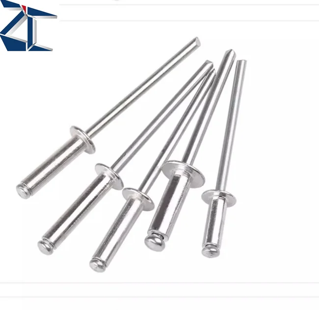 Fast delivery Durable Stainless Steel Round Head Semi-tubular Rivets Closed Type Blind Rivet