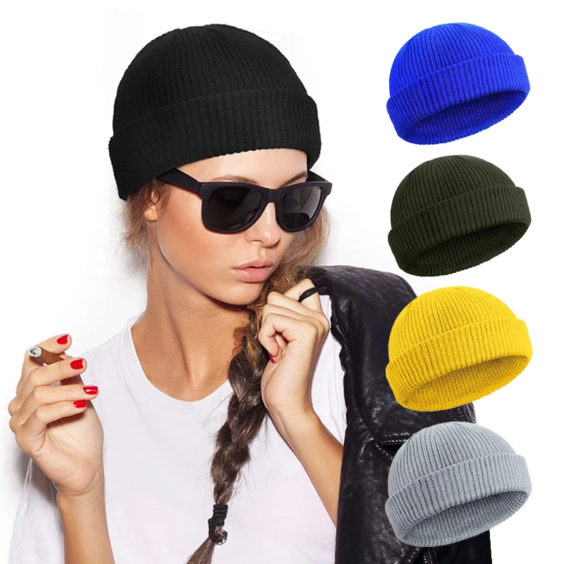 Wholesale Roll-up Edge Skullcap Man Trawler Beanie Hat display picture 3