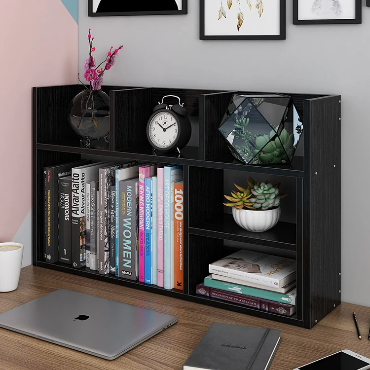 Настольная книжная полка, горячая Распродажа, многофункциональная Регулируемая Маленькая деревянная книжная полка