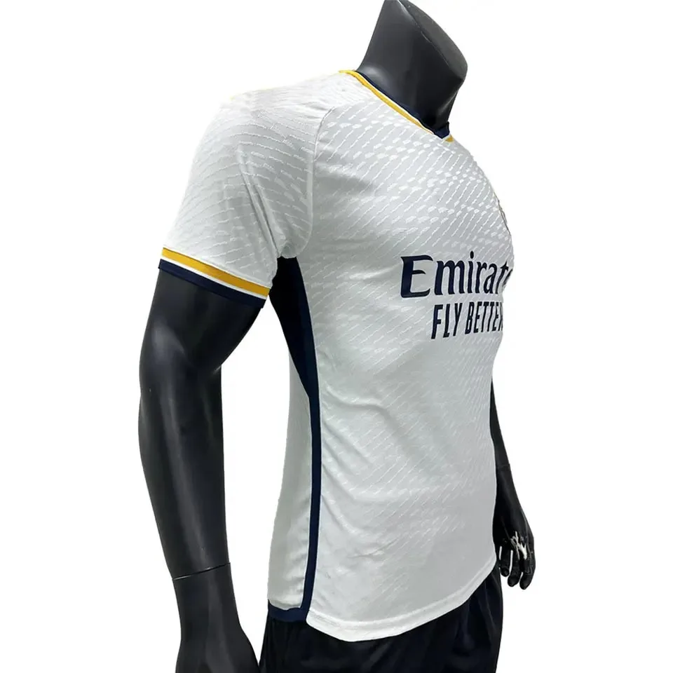 23 24 CF Real Home Away Slim Breathable Fit Football Soccer Jersey Men ...