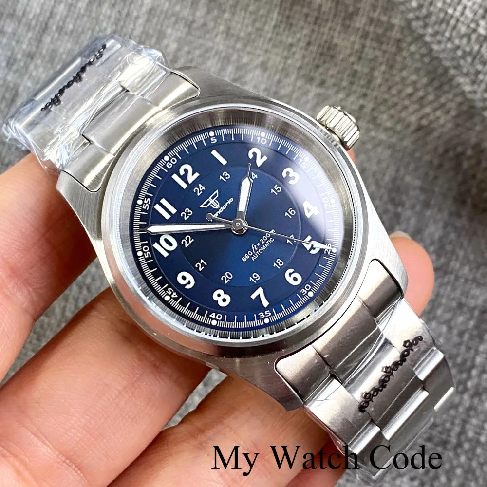 Tandorio200m防水フィールドウォッチNH35PT5000ムーブメント36mm