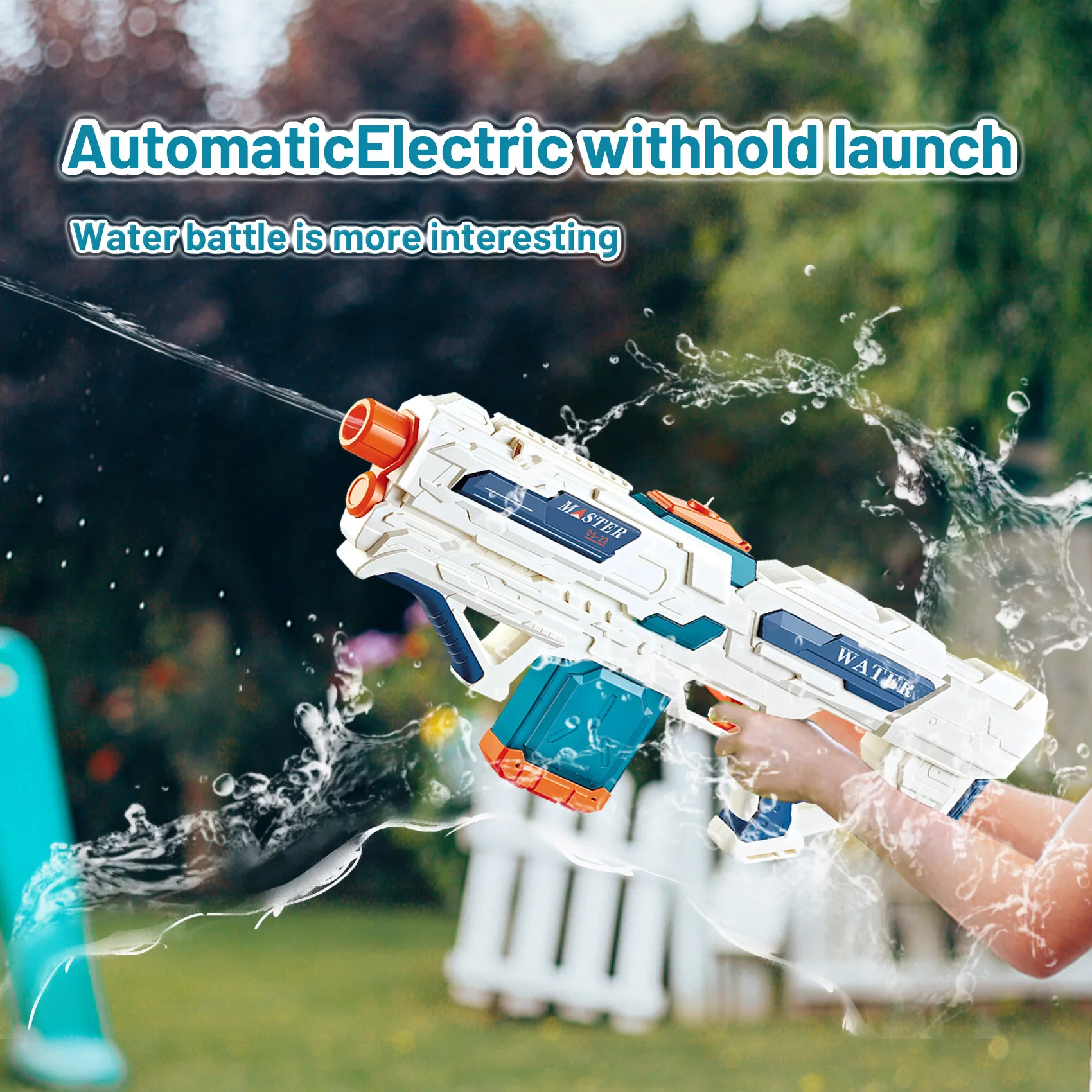 Electric Water Gun Manual Automatic Water Gun 2in1powerful Super Soaker ...