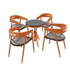 1 table and 4 chairs