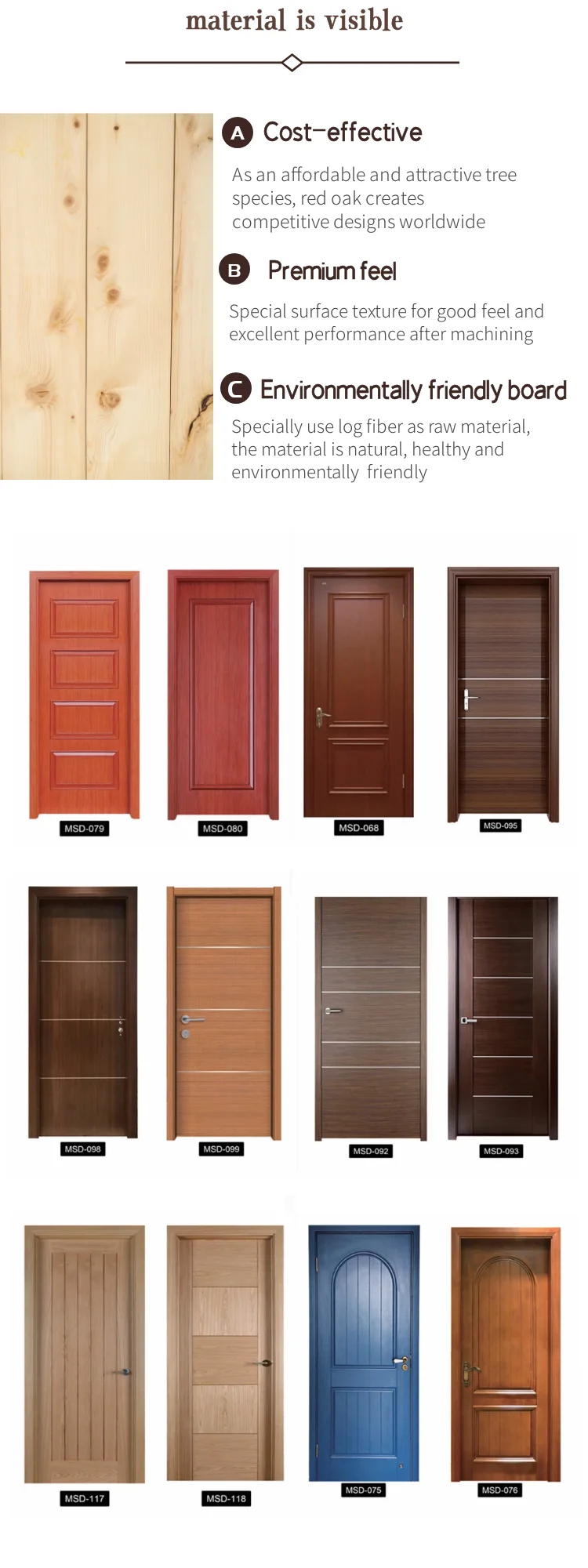 Wholesale Popular Solid Wooden Doors For Bedroom Interiors wholesale-popular-solid-wooden-doors-for-bedroom-interiors