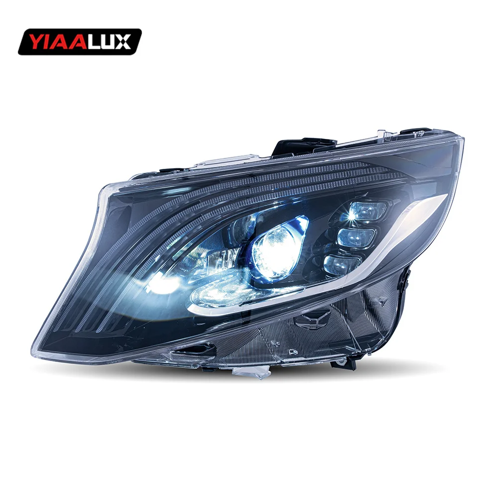 Vland New style headlight assembly modified LED headlights daytime running lights turn signals For Mercedes-Benz Vito V-class