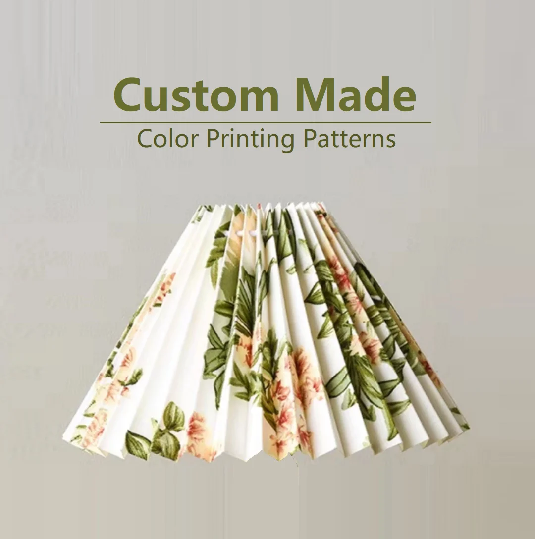 2023 Nordic Customized Color Printing E26 E27 Replacement Lampshades