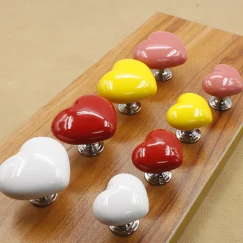 love Shape Toilet Press Button Protect Nails Toilet Flush Button Door Handle Drawer Handle