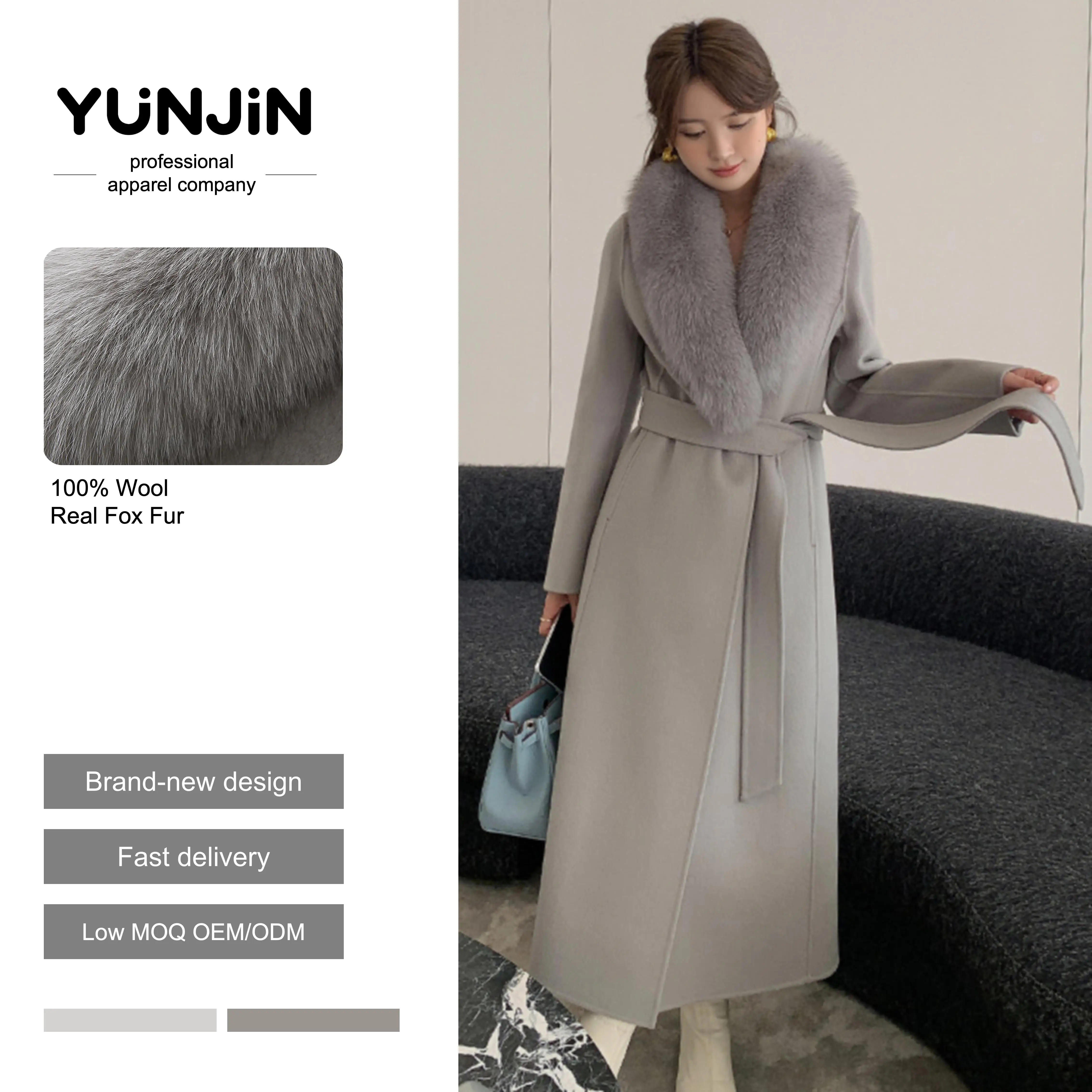 New Luxury Autumn Winter Double Sided Cashmere Wool