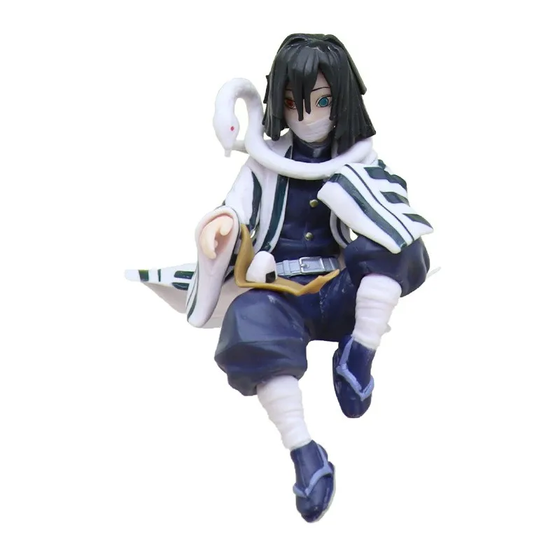 Anime Demon Slayer Figure Tanjirou Nezuko Zenitsu Inosuke Shinobu Giyuu Eat  Rice Balls Kimetsu No Yaiba PVC Action Figurine