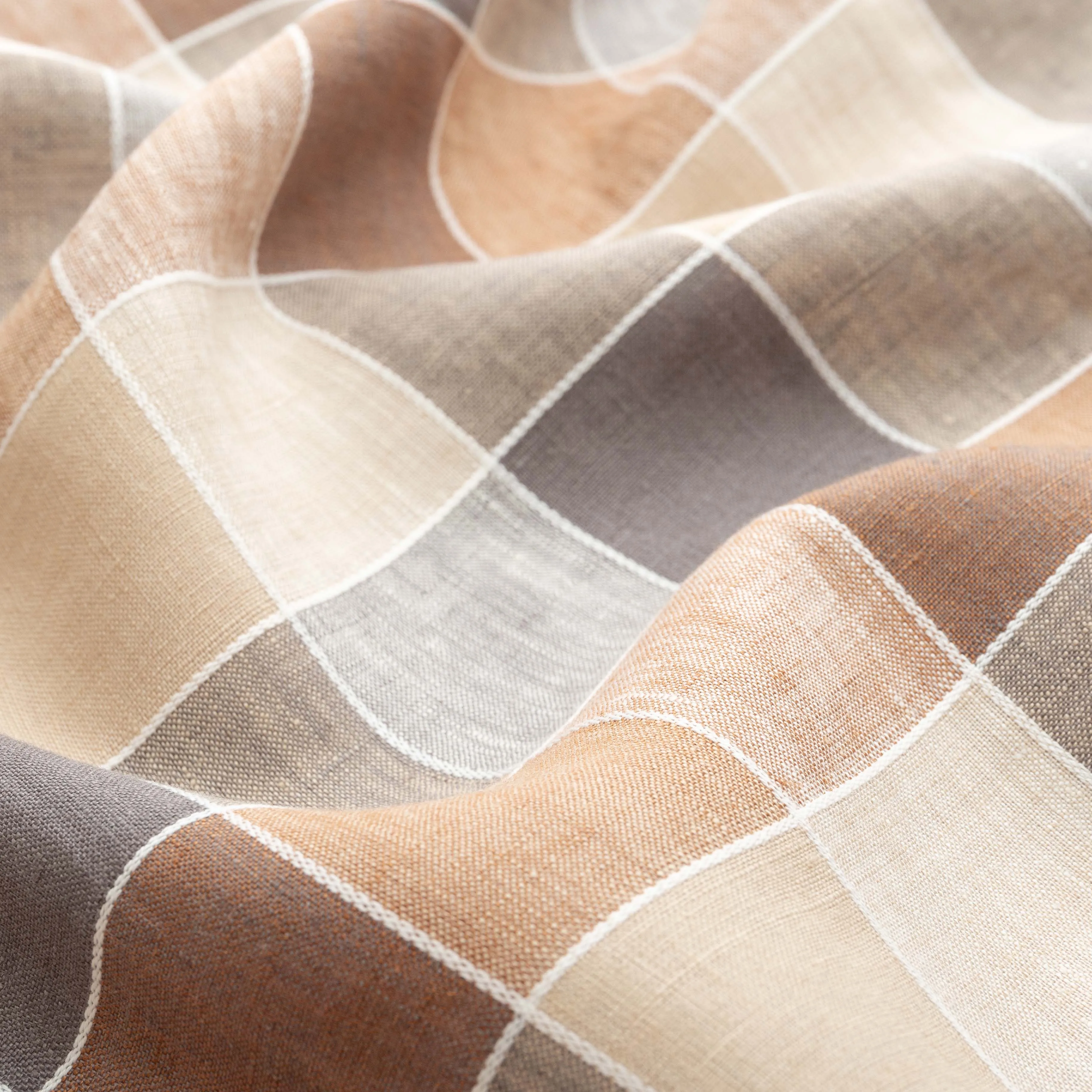 Оптовая продажа по заводской цене 55% хлопок 45% лен ткань dobby check для