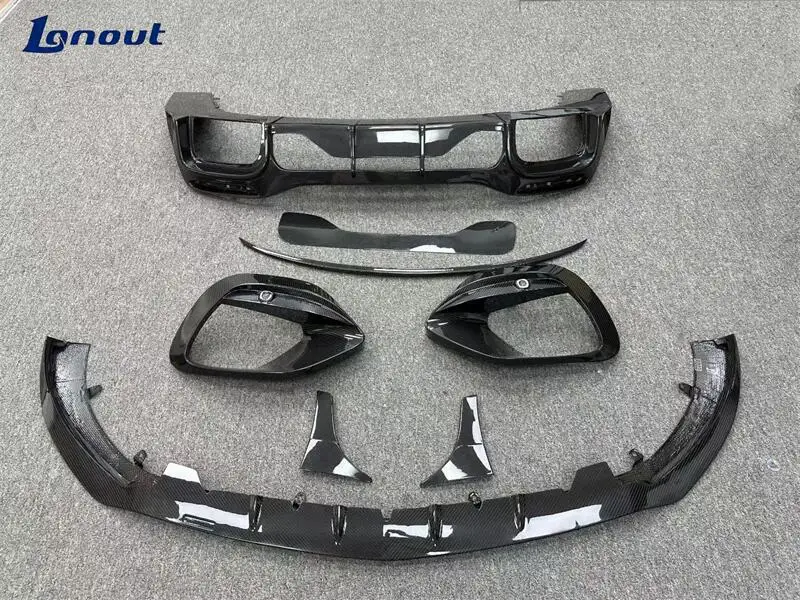 Saídas de Ar Dianteiras Spoiler Dianteiro Saias Laterais e Spoiler Traseiro para Mercedes Benz SL-Class foto 3