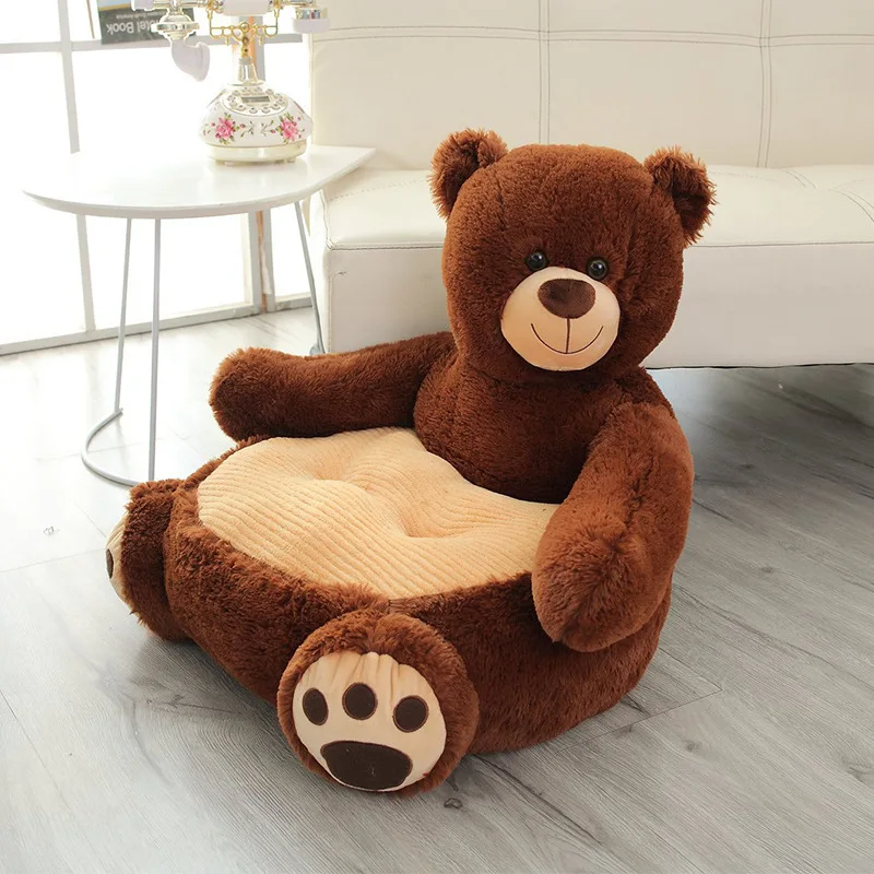 Симпатичный плюшевый медведь панда Единорог утка плюшевая игрушка детский диван плюшевое Кресло Диван Мягкая Подушка Детское сиденье