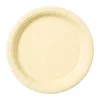 Assiette en papier de 9 pouces * 10 pièces * Beige