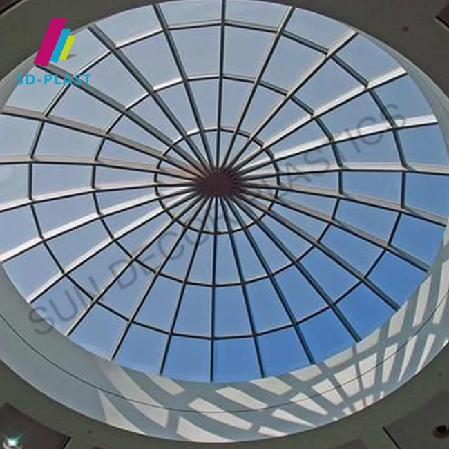 Wholesale Polycarbonate Sky Light Window Polycarbonate Roofing Sheet Roof Glass Dome Skylight Polycarbonate Dome