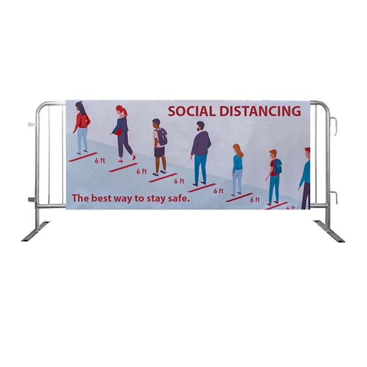 Двухсторонний принт и сетчатая ткань для легкой посадки, баннеры с печатным барьером, защитный чехол для дорожной безопасности