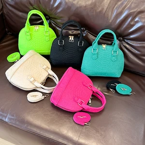 Top Sale Fashion Ins Felt Solid Color Designer Stylish Handbag Small Mini Tote Colorful Women's Shoulder Bag