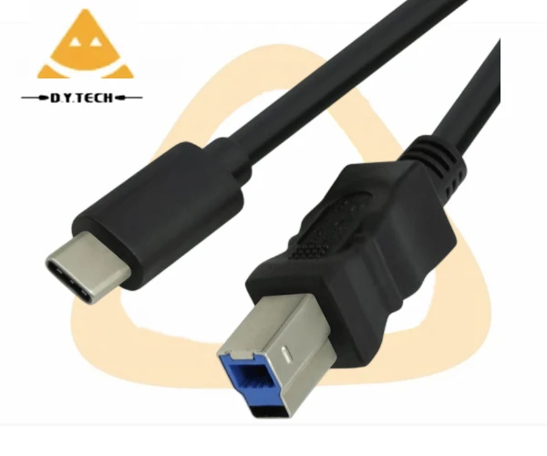 Type-c to USB MINI 3.0 Printer Data Cable Laptop Connected to Hard Disk Box Printer,scanner,fax,integrated Machine,etc