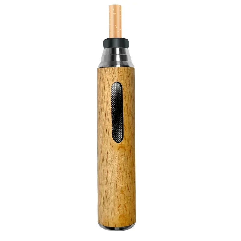 Posacenere vintage portatile in ottone con manico in legno. Posacenere, Made in Italy, Ricordo della vita tradizionale. - Italia