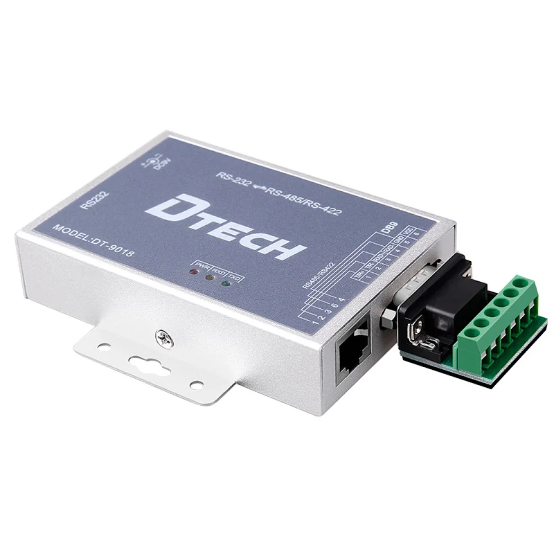 Dtech Factory Price Industrial converter series Support OEM ODM Active RS232 to RS485 RS422 Converter