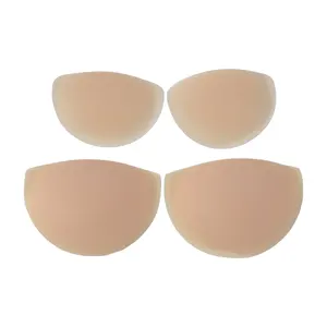 Moon Shape Semicircular Solid Silicone Lifting Nipple Covers Reusable Adhesive Various Usage Nipple Pad  for Women V-Neck Dress