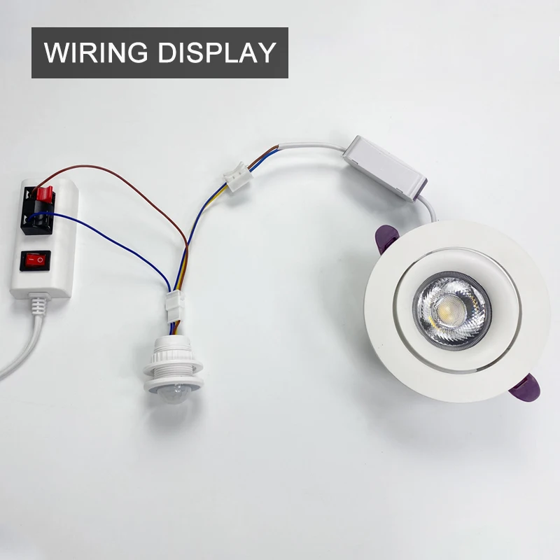 Small Adjustable Pir Motion Sensor Switch Day Night Indoor Light Motion