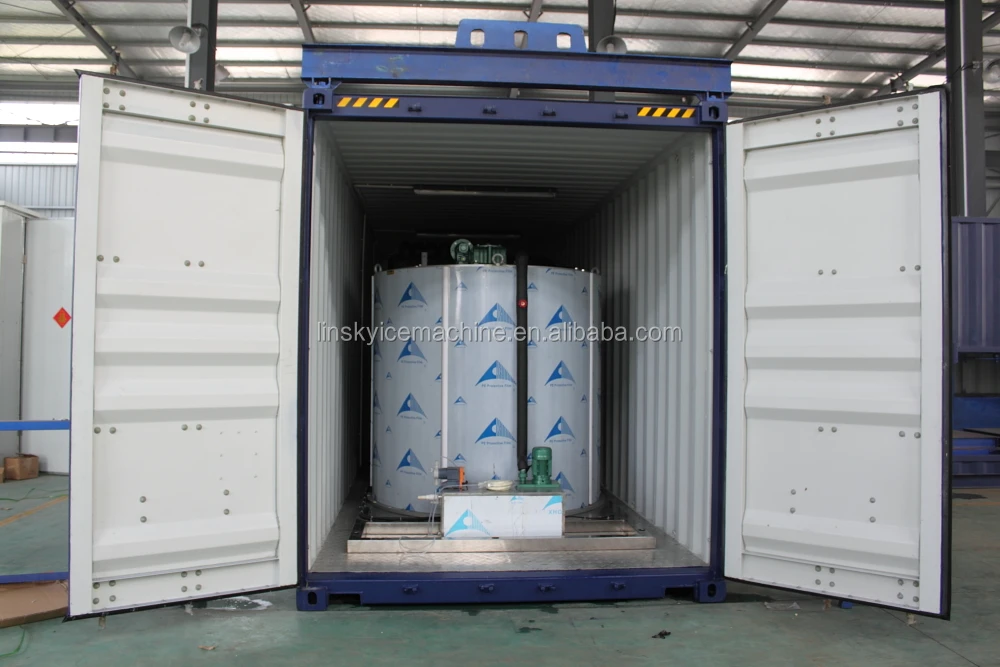 Automatic Ice Making Machine 20 Ton Containerized Flake Ice Machine