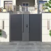1.8 meters high and 1 meter wide stainless steel door