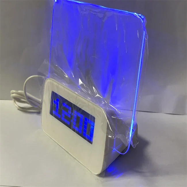 Led Reminder Reminder LED Fluorescent Memo Board - Digital Alarm Clock
