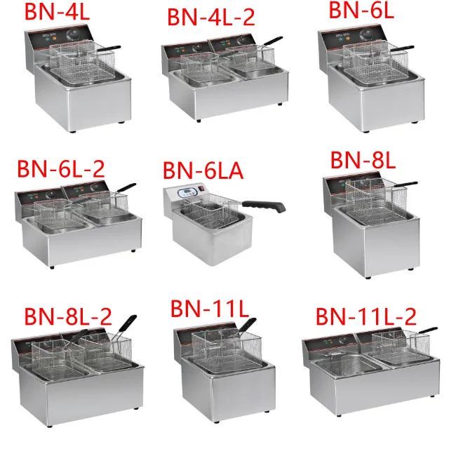 Kfc Kitchen Equipment Counter Top Electric Fryer Potato Chips Frying