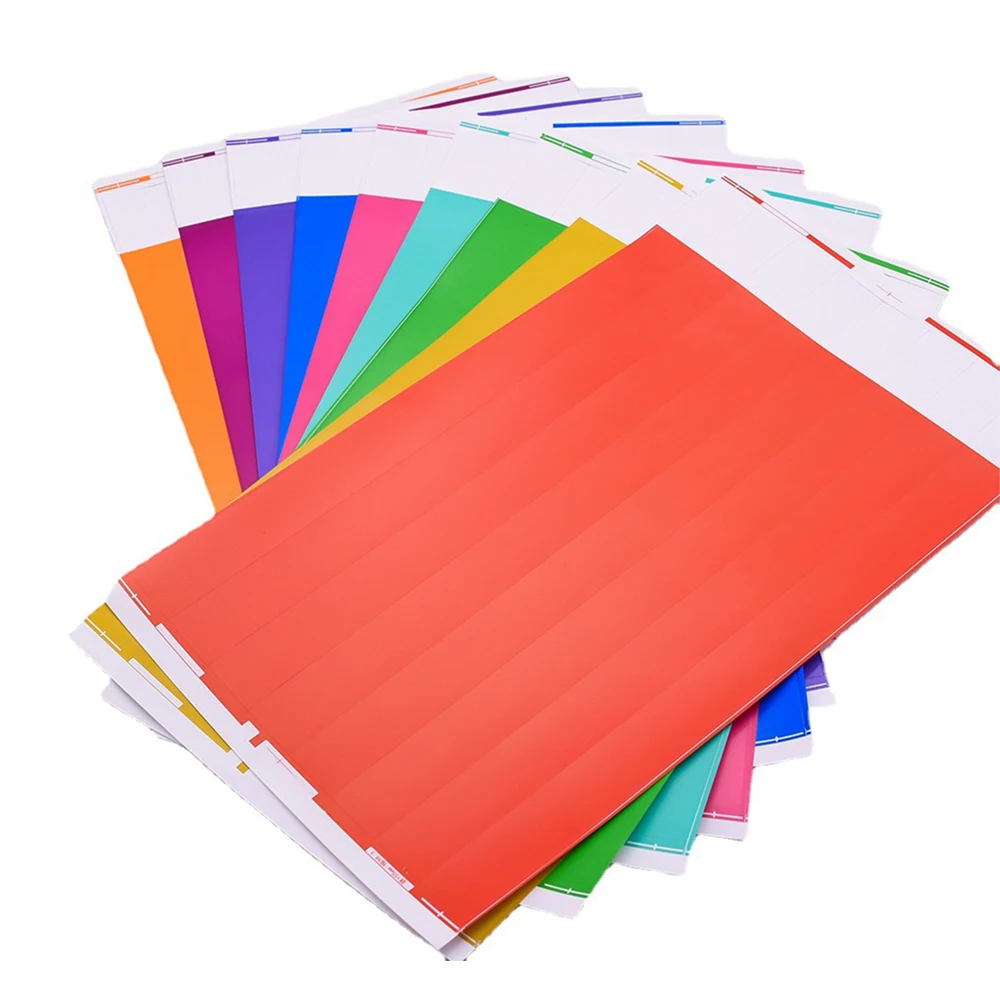 Printable Pp Paper Wristbands Waterproof Disposable Identification ...
