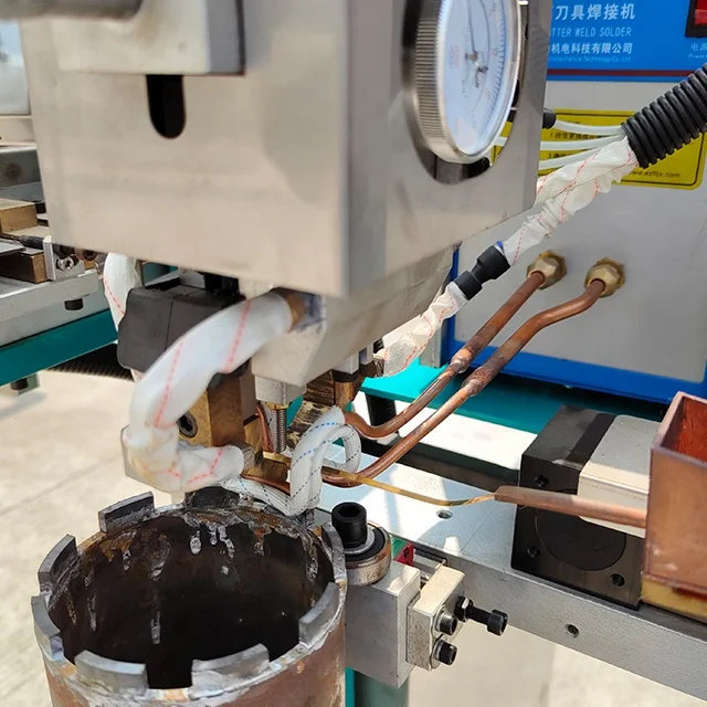 Diamond Segment Automatic Induction Welding Brazing Soldering Machine Frame for Core Drill