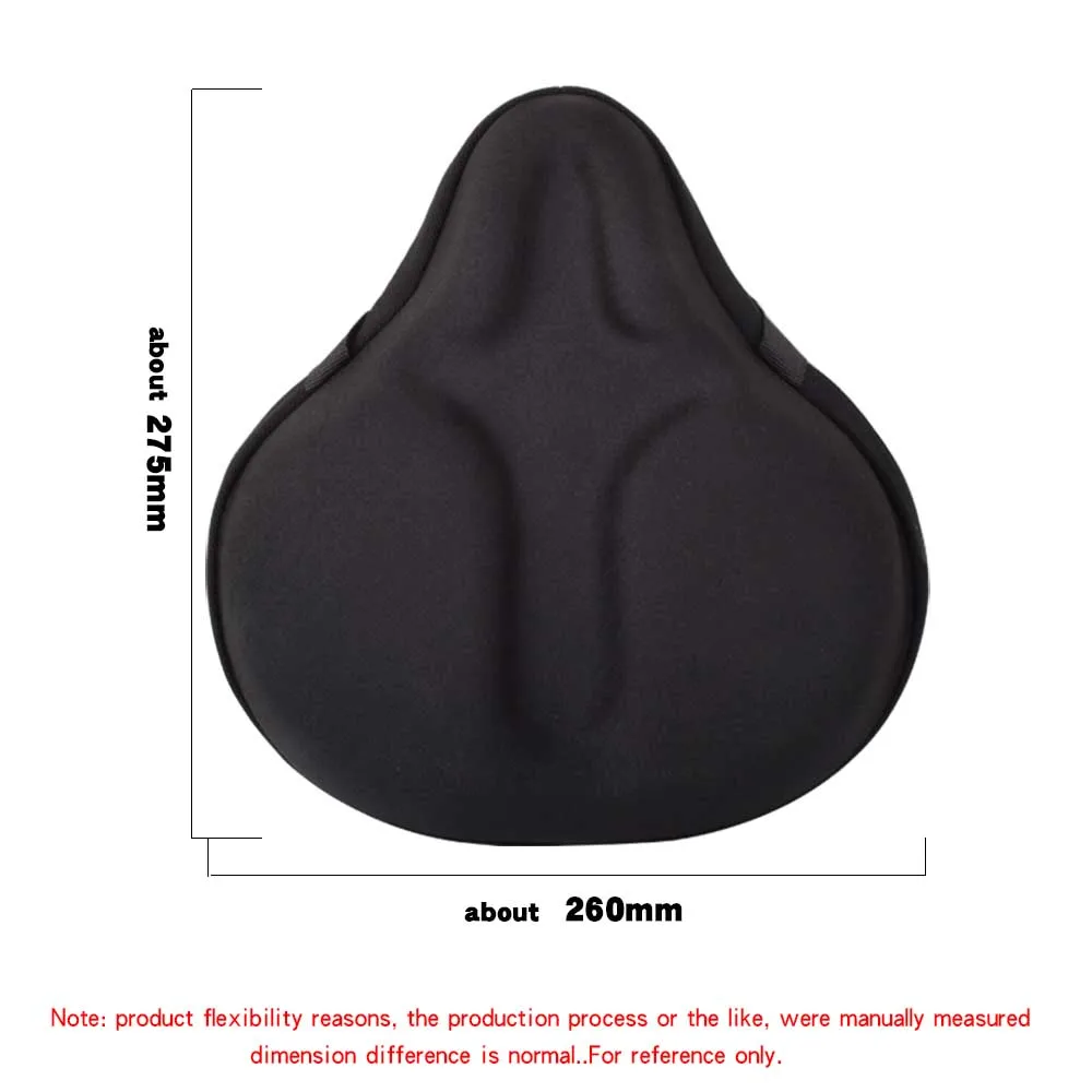 Coprisella In Gel Silicone Per Bici – Imbottitura Universal (28x18 Cm) Per Sella Bicicletta