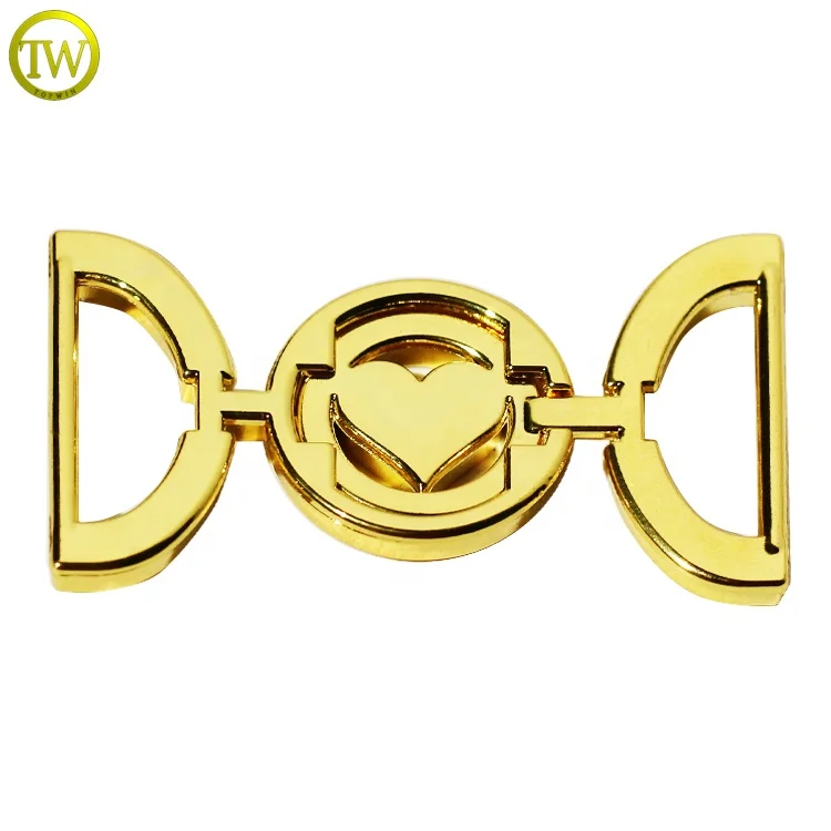 Популярные золотые металлические ботинки, пряжки из цинкового сплава, аксессуары для обуви, пряжки для купальников