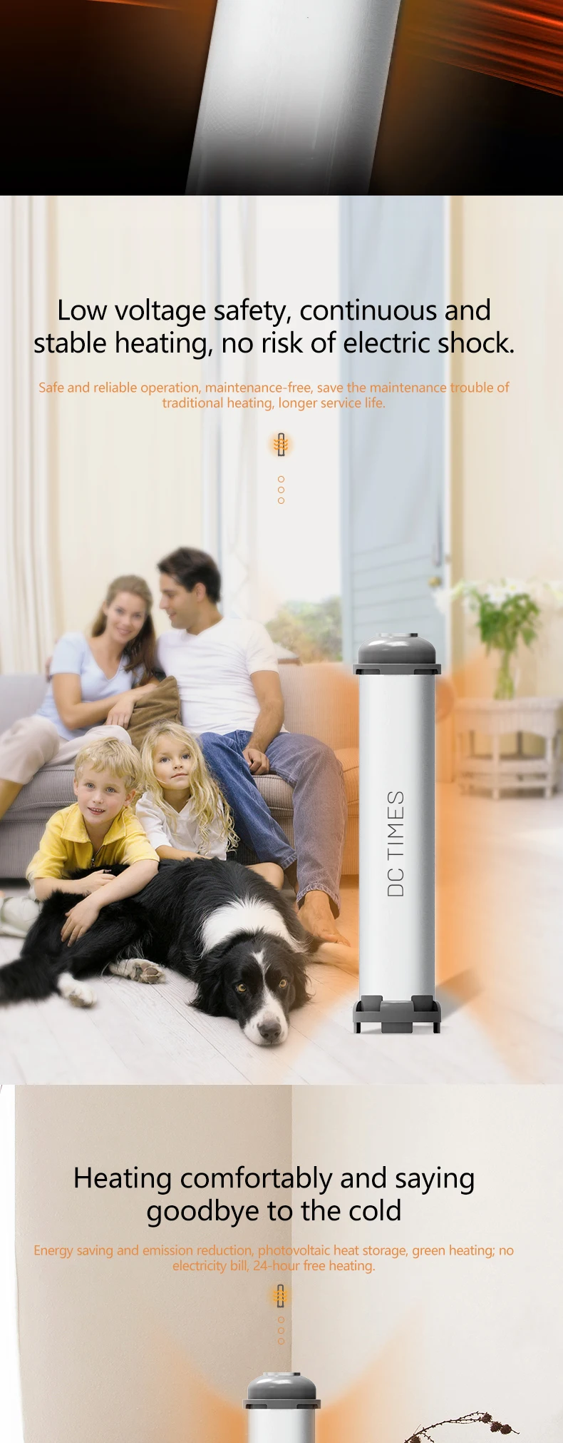 Dc Solar Air Heater For Room Electric Air Heater No Electricity Bill