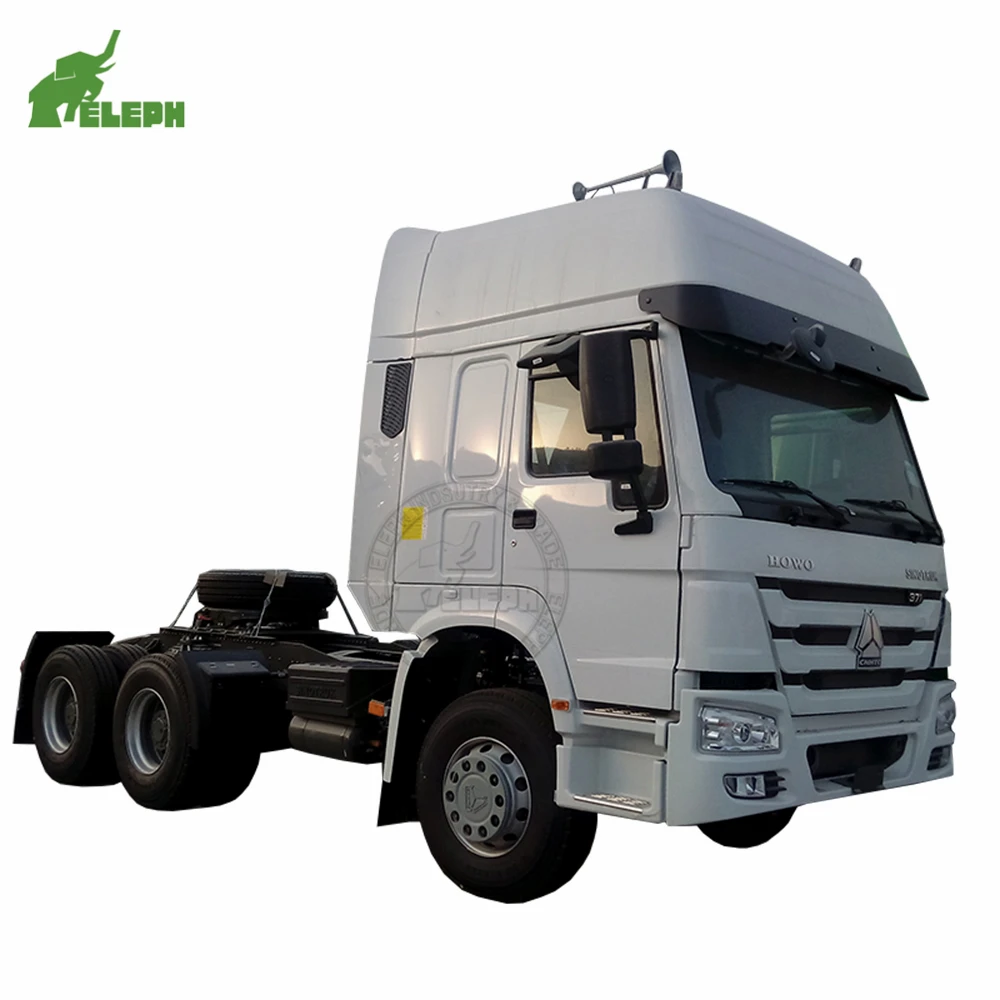 Howo  Head 4 Wheels Second Hand 4x2 Tractor Truck 3 Axle for Sale