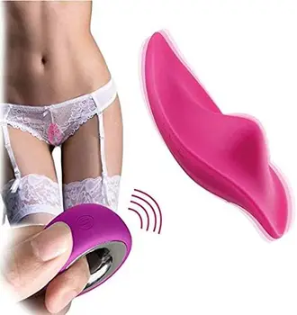 Remote Control Wearable Panty Vibrators, Clit Mini Vibrator with 12 Vibrating Modes Adult Sex Toys for Couples