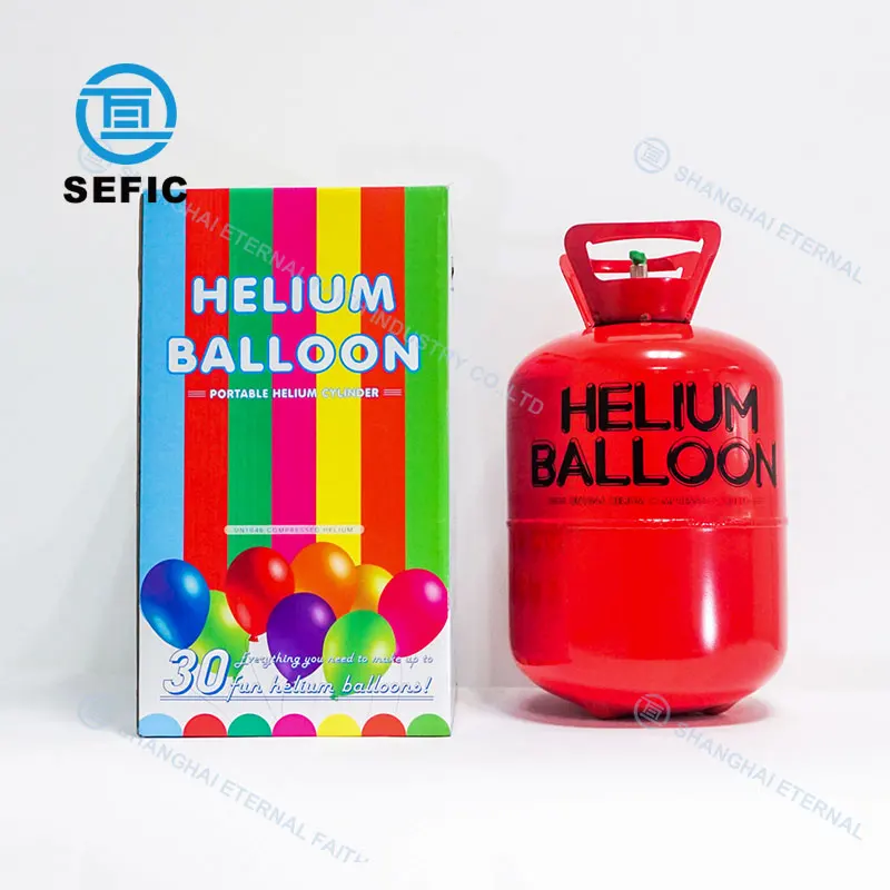 Portable Inflate He Cylinder Disposable Helium Gas Tank 13.4L