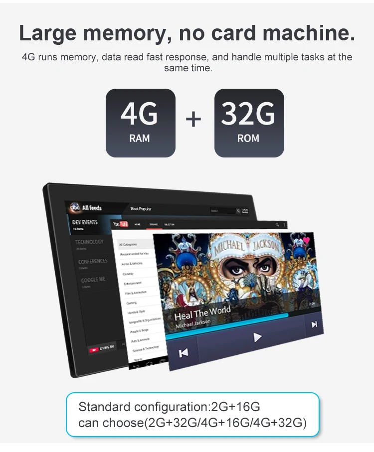 18 Inch Ethernet Android Tablet - Anti-Dust, Multi Touch