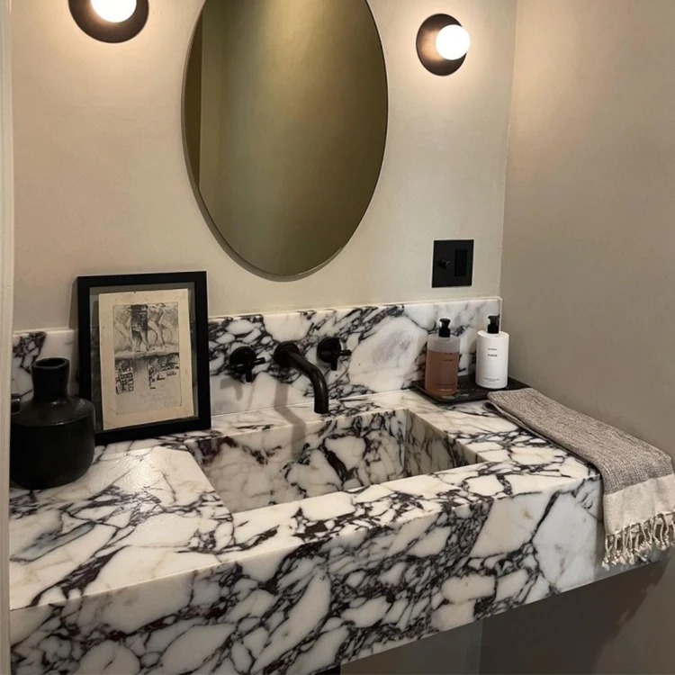 2025 luxury italian calacatta viola marble modern design polished surface villa kitchen countertops-2