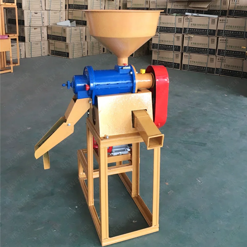 NEWEEK Portable Paddy Milling Machine Wheat Price Rice Huller Machine