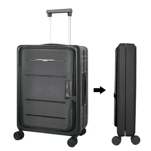 26 Inch Large Capacity Suitcase for Travel Popular Fashionable Rolling Suitcase Space Save PP Foldable Luggage
