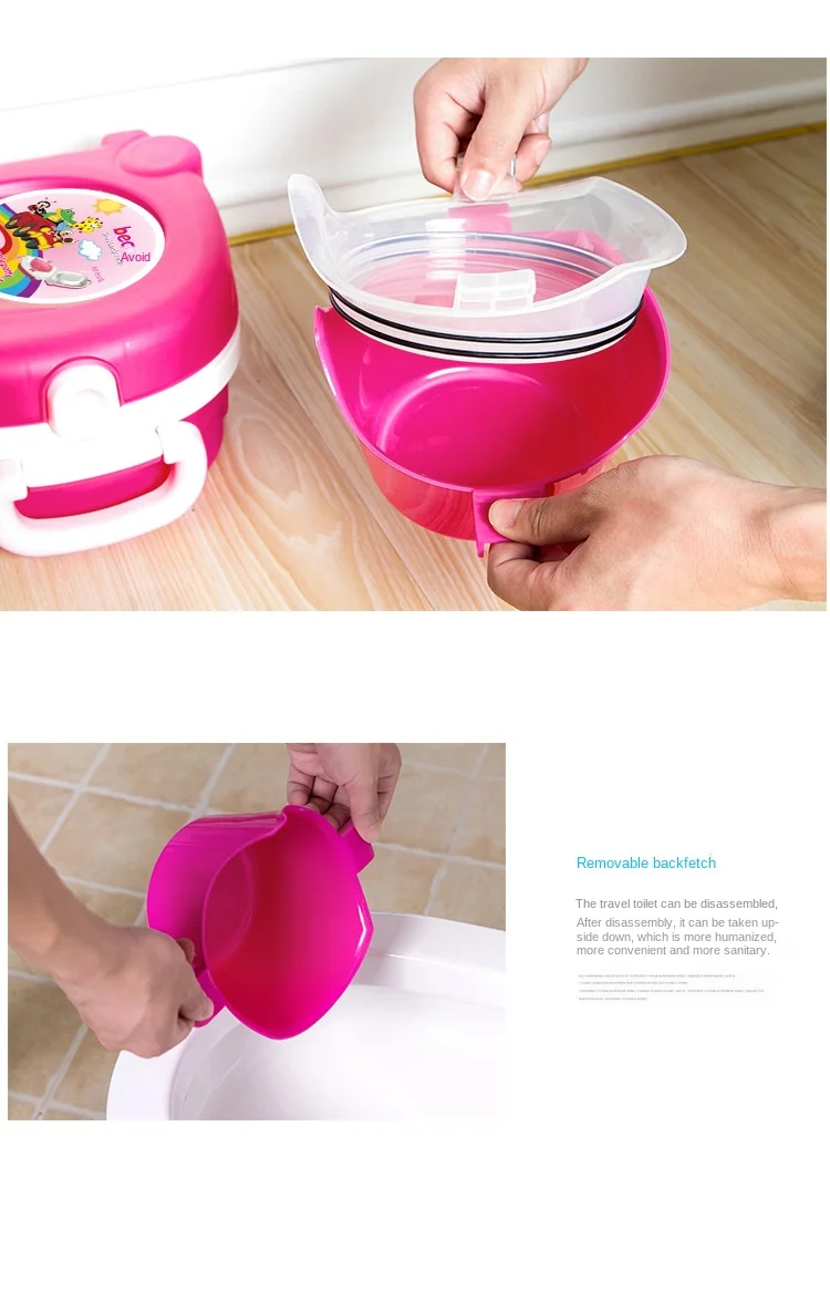 2023 Hot Selling New Design Baby Portable Travel Potty Kids Outdoor