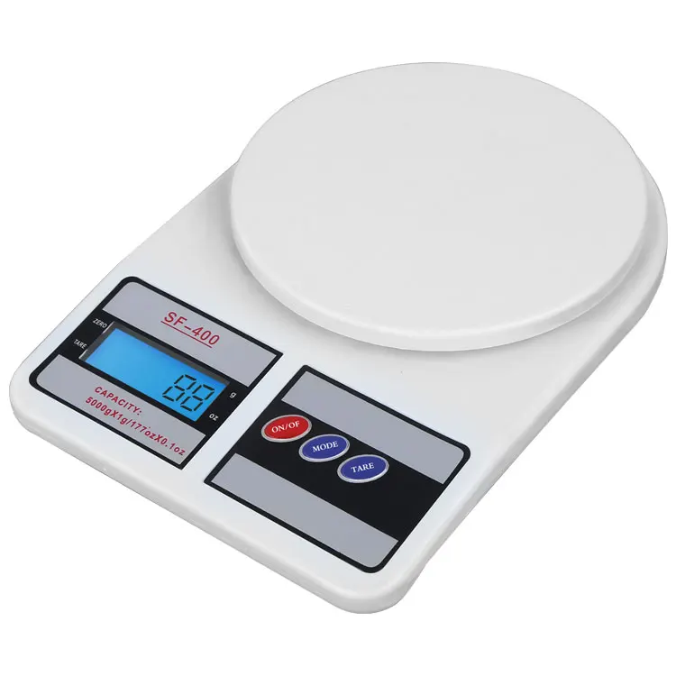 Generic Electronic Kitchen Digital Weighing Scale, Multipurpose (White, 10  Kg)