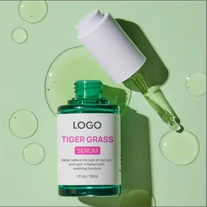 Custom Logo Women Hydrating Lightweight Niacinamide Serum Color Correcting Treatment Tiger Grass Face Serum